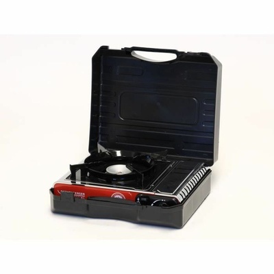 Rothenberger Industrial Premium RS 220 Gas Camping Stove - 2200W Portable Cooker with Piezo Ignition