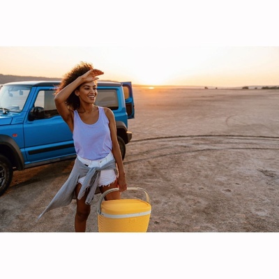 Linda Koelbox 18L Geel/Wit