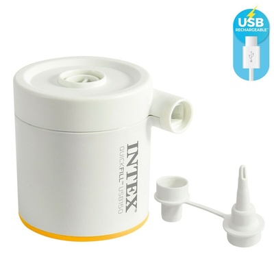 Intex 64097NP TruAire Twin Dura-Beam Camping Mattress met Quickfill USB150 luchtpomp 191x76x17cm